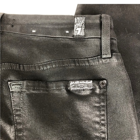 7 For All Mankind Women’s Stretch Skinny Jeans Sz 26 - Picture 8 of 8